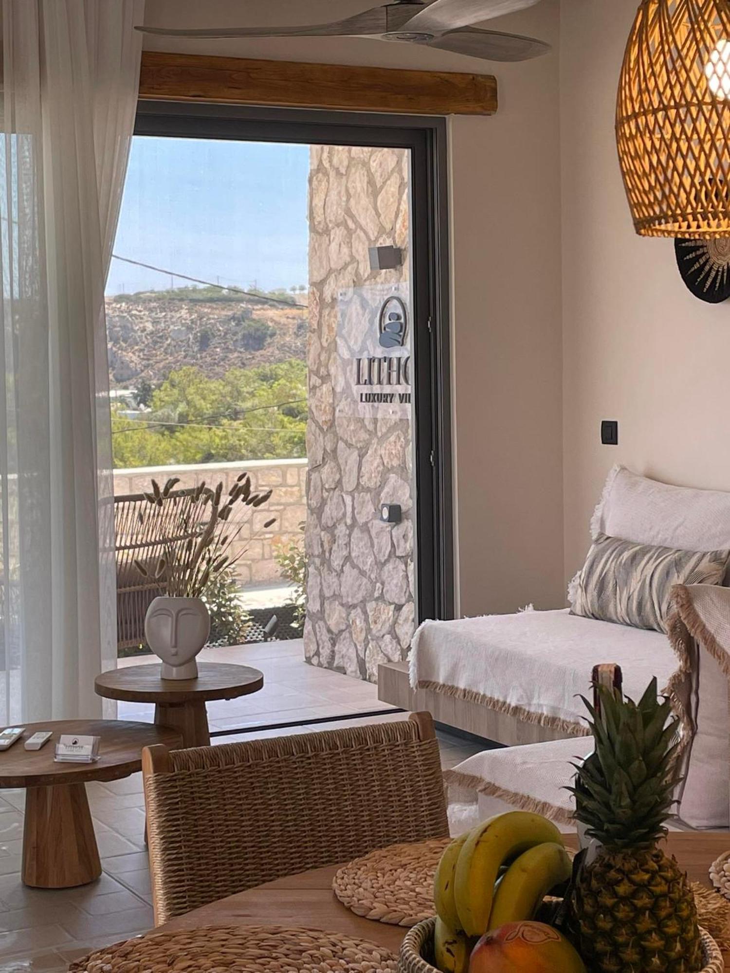 Lithos Luxury Villa Archangelos  Eksteriør billede